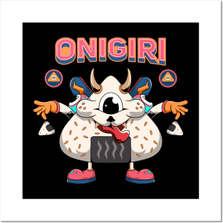 Onigiri Cartoon Character Posters and Art